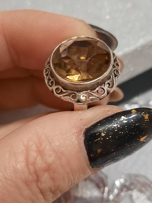 Srebrny pierscionek Koronka Warmet