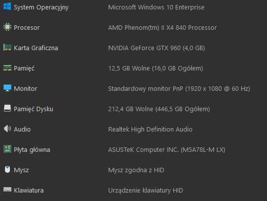 Komputer |16GB RAM| |AMD X4| |GTX 960 4GB| |SSD 500GB|