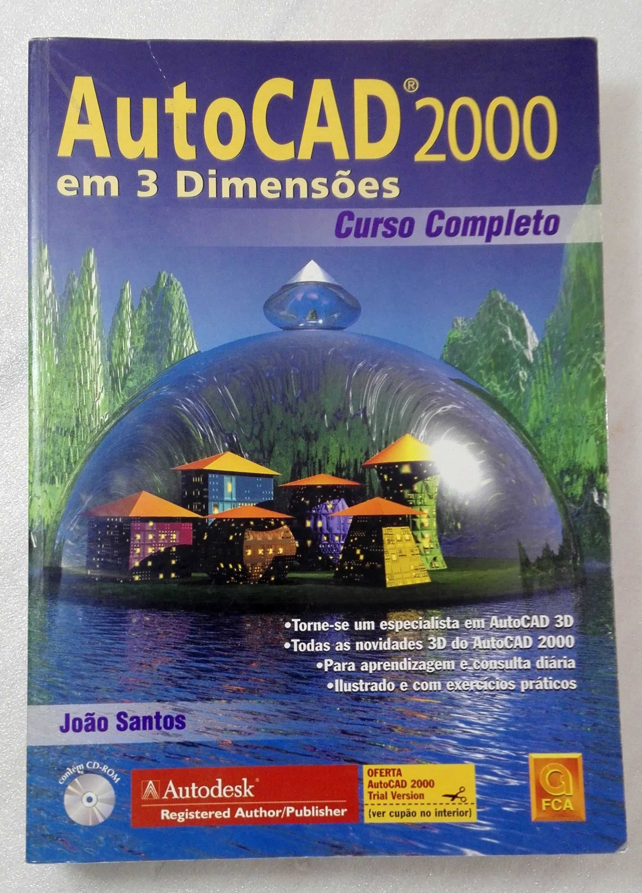 Livro AutoCAD 2000 em 3 Dimensões – Curso Completo