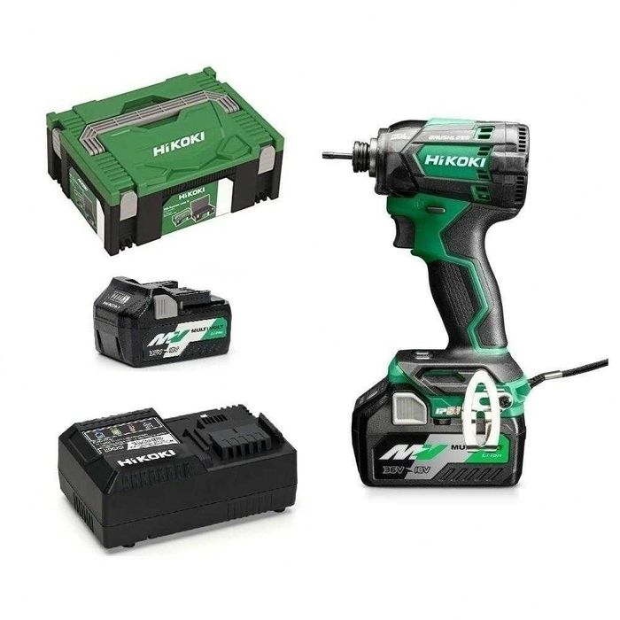 Zakretarka udarowa akumulatorowa 1/4" Hikoki WH18DC WRZ 2x5Ah 36V/18