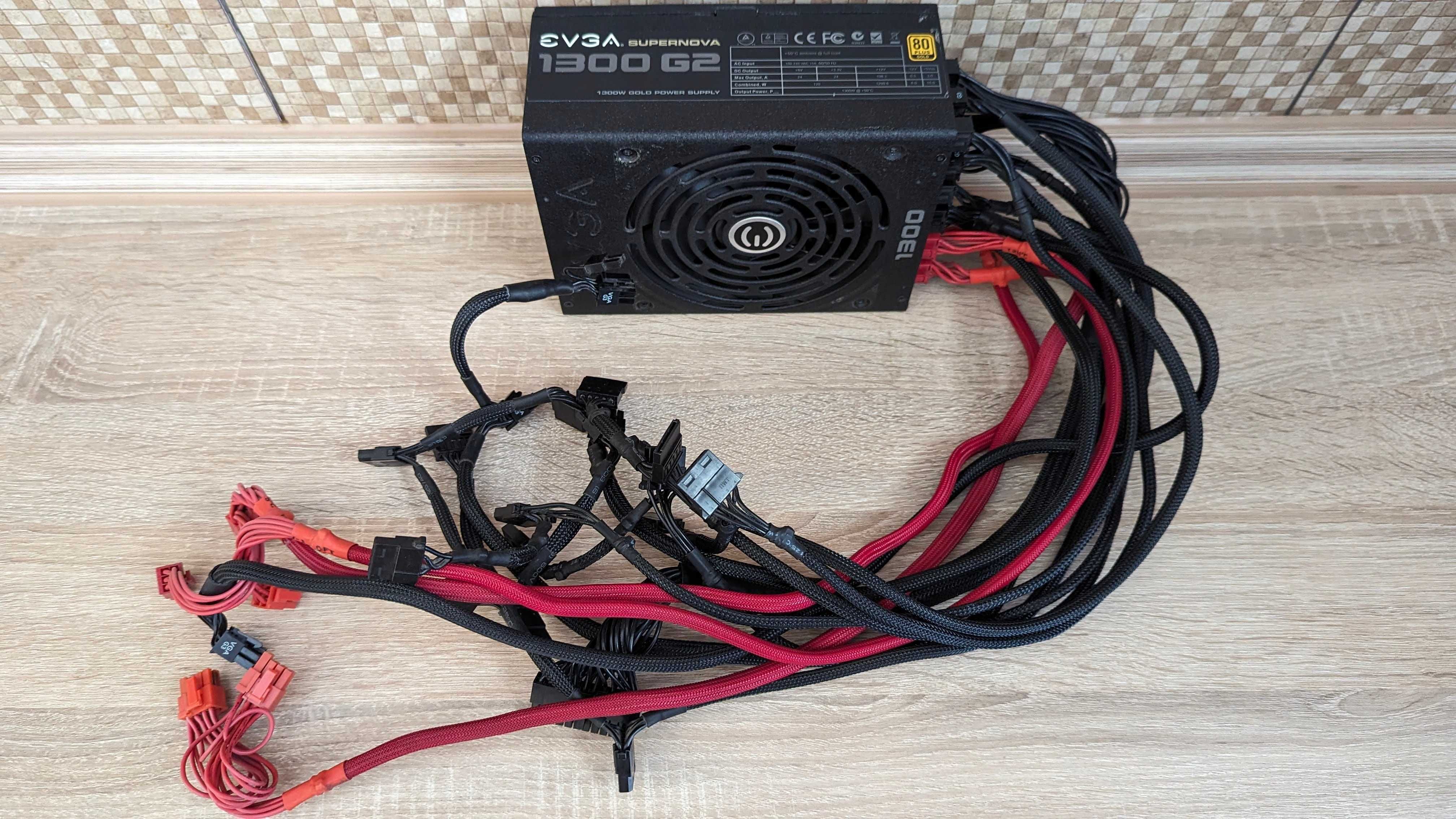 БЖ EVGA Supernova 1300 G2, 120-G2-1300 (1300W, 80 Plus Gold)