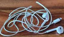Oryginalne sluchawki earpods lightning iphone używane sprawne