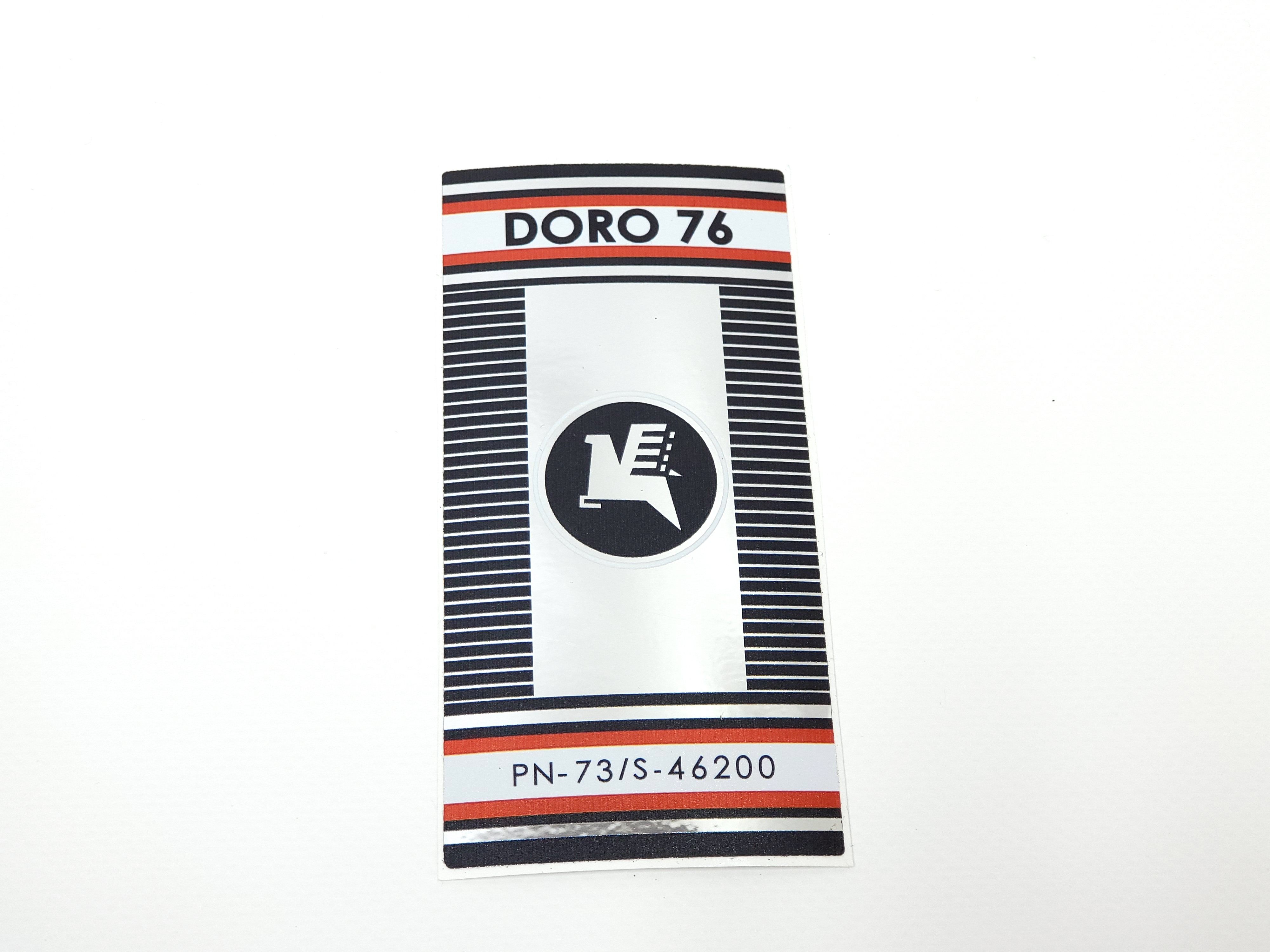 NOWA Naklejka Romet Doro 76 na ramę wąska