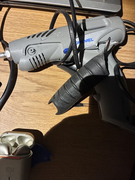 Udzkodzone dremel glue gun sluchawki pistolet do masazu