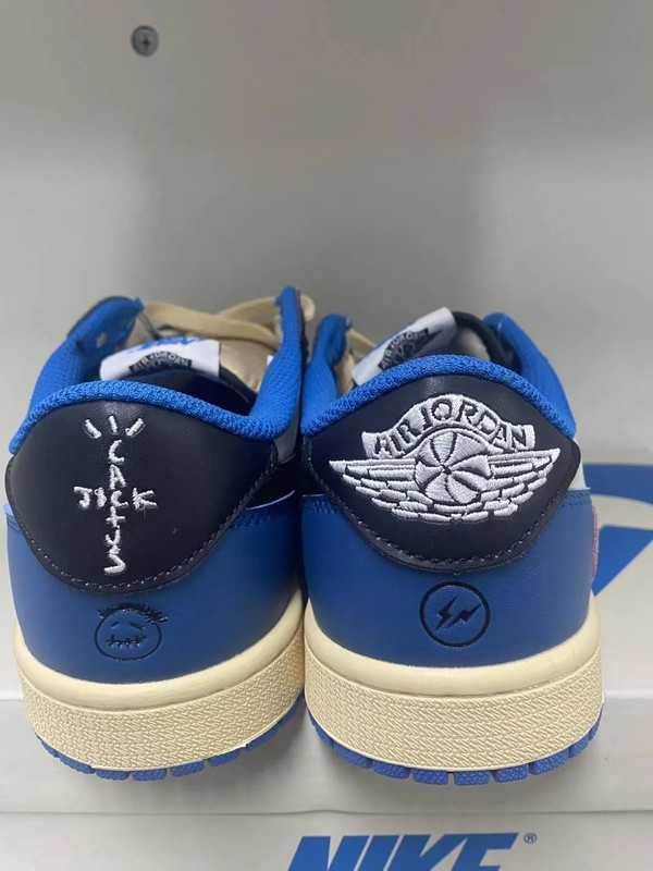 nowy Jordan1Retro Travis Scott Trampki Moda R.43