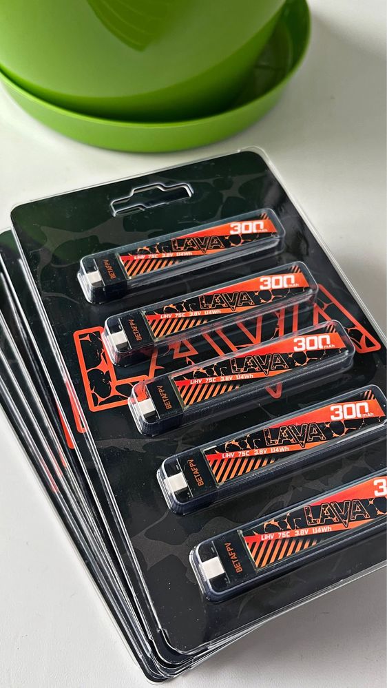 Акумулятор BetaFPV Lava 1S 300mAh 75C 550 mAh