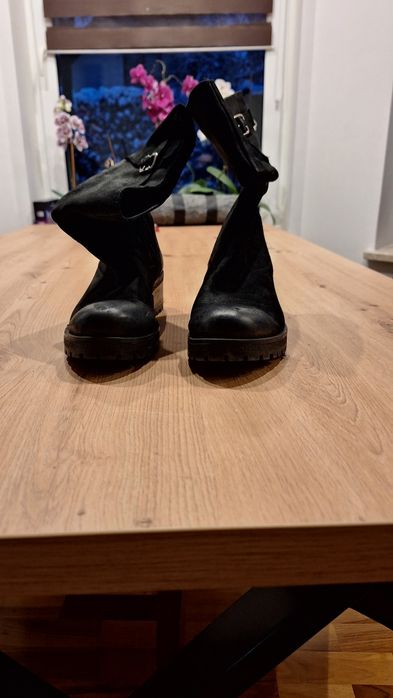 Kozaki ze skóry lasocki