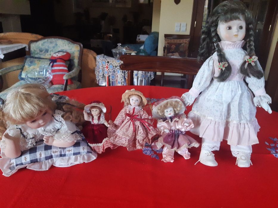 Bonecas de Porcelana de Colecção do fim do Século XIX