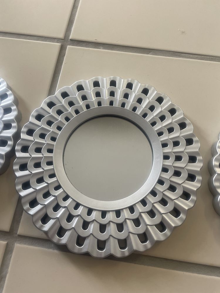 3 espelhos - Moldura Plastico