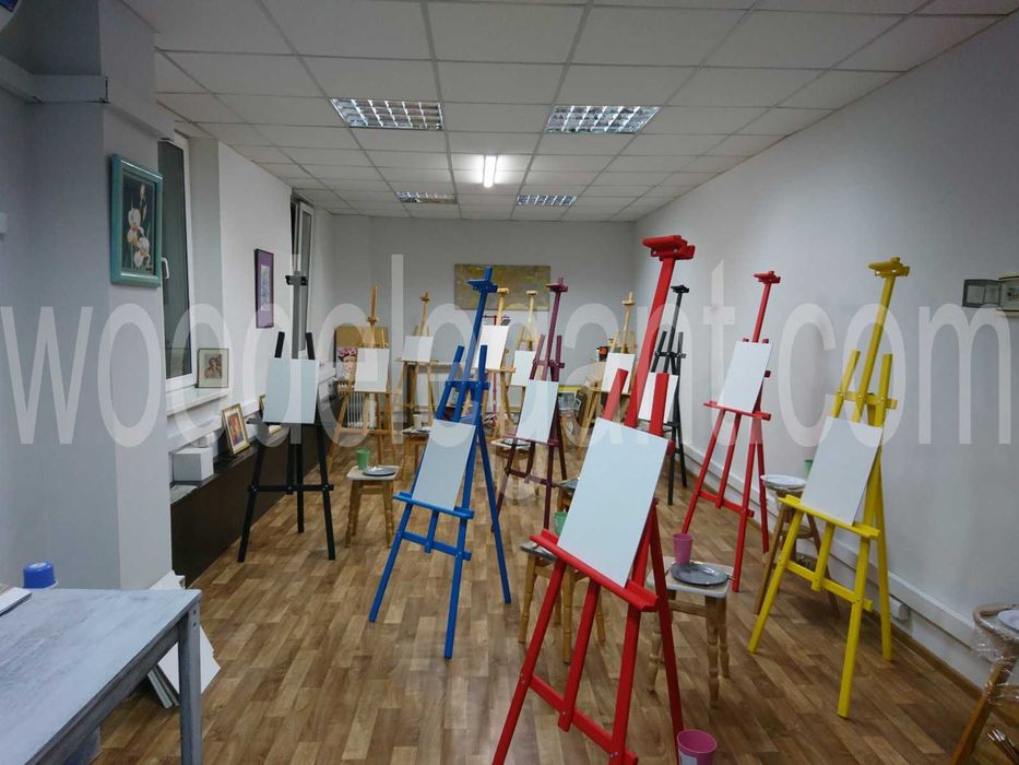 Мольберт ЛИРА 178см (живопись, рисование, подставка под холст)