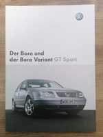 Prospekt VW Bora Sedan Variant GT Sport.