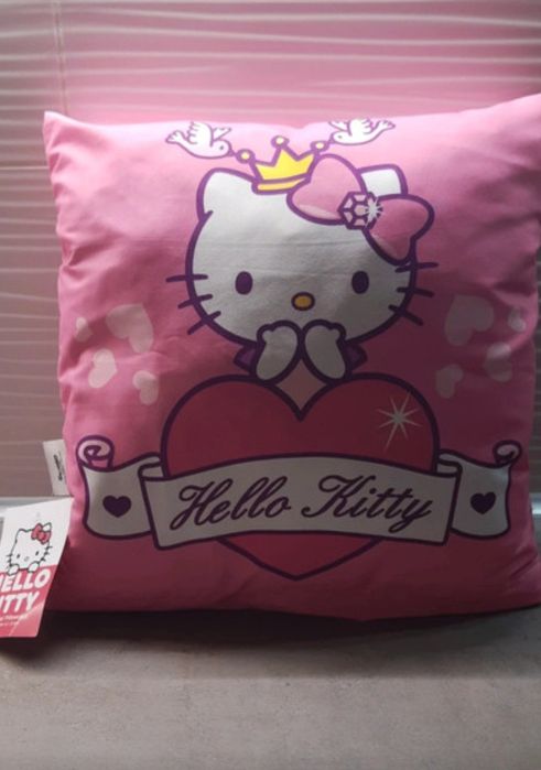 Nowa podusia/przytulanka Hello Kitty +poszewka40x40cm nr.2