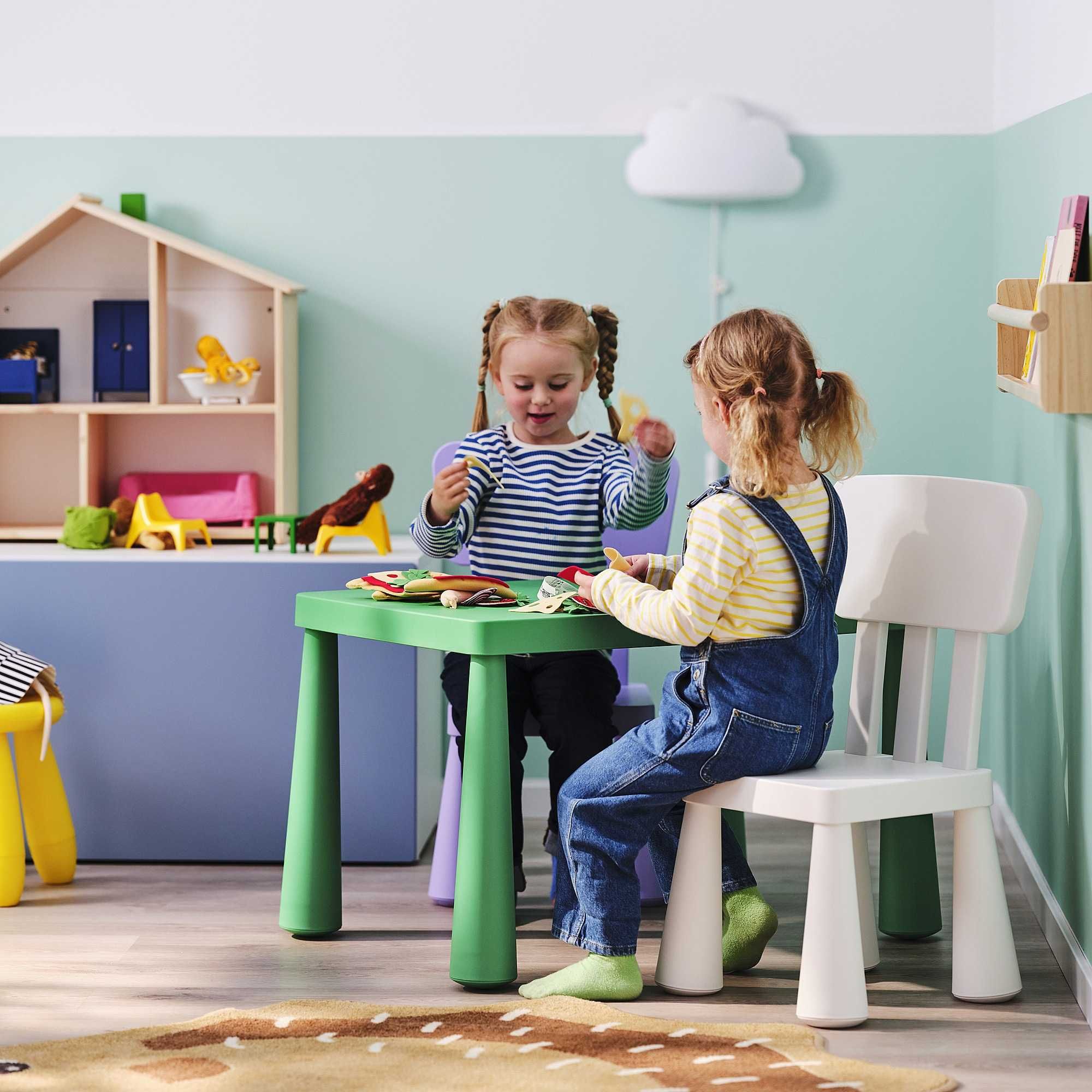 детская мебель Ikea Mammut  набор детский стол+стул дитячий стіл