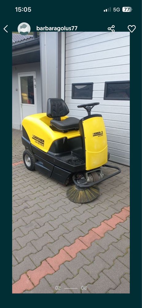 Zamiatarka karcher 100/100 R