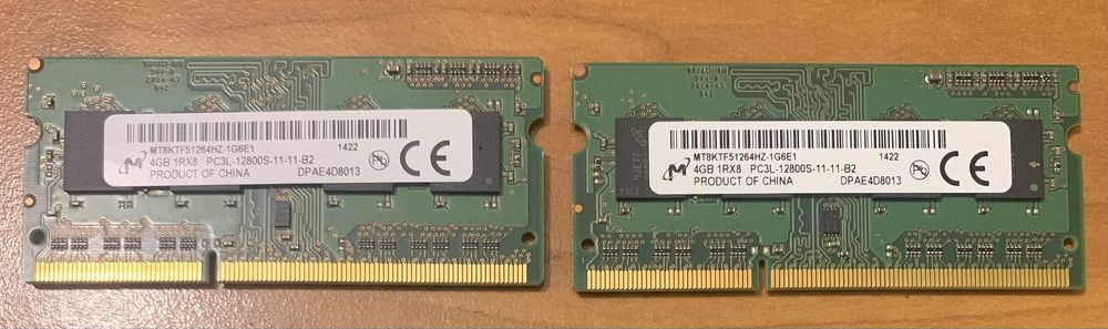 Pamięć ram ddr3 2x4gb MT8KTF51264HZ-1G6E1