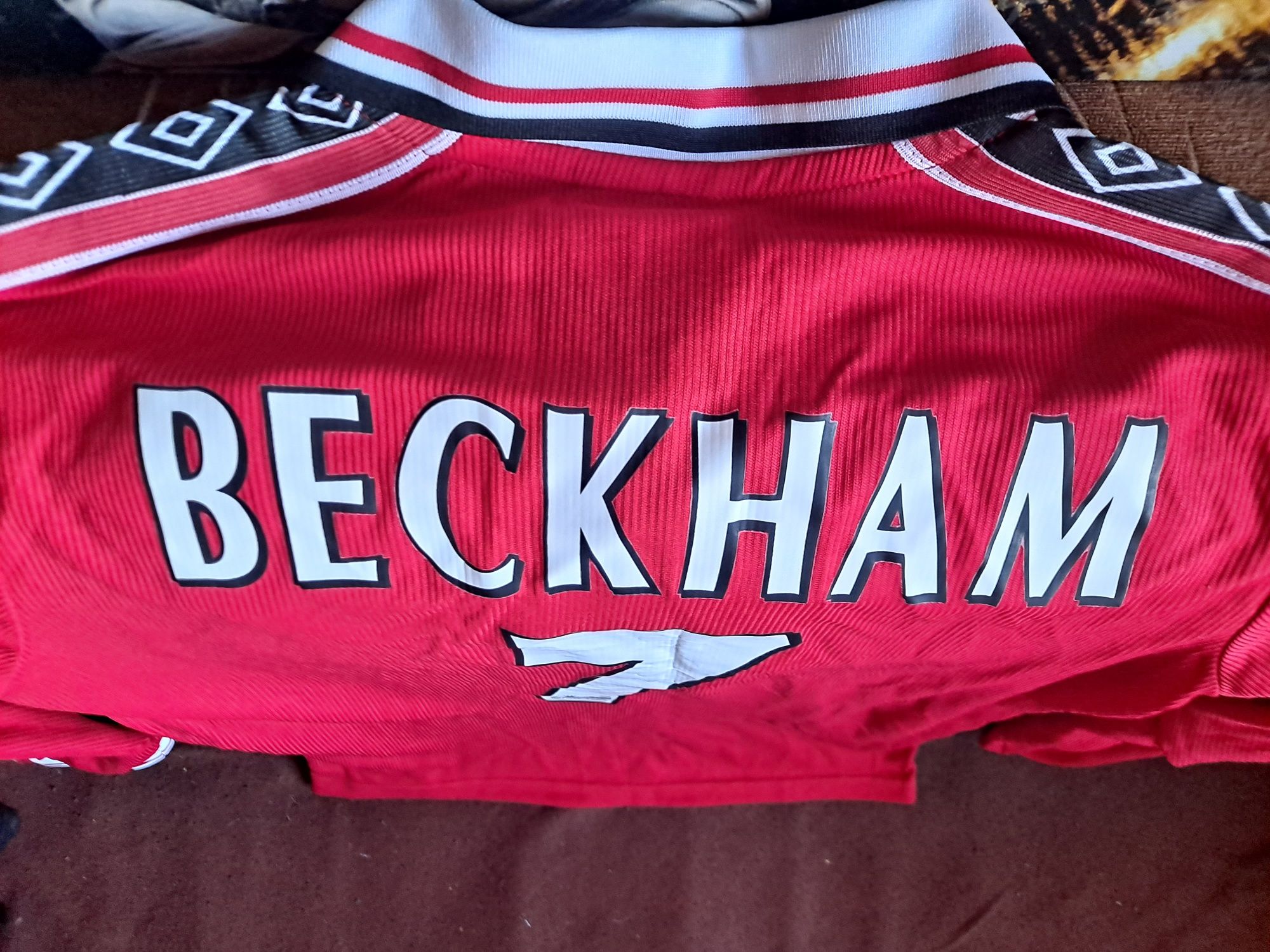 Bluza koszulka Manchester United David Beckham M-ka unikat stan igła