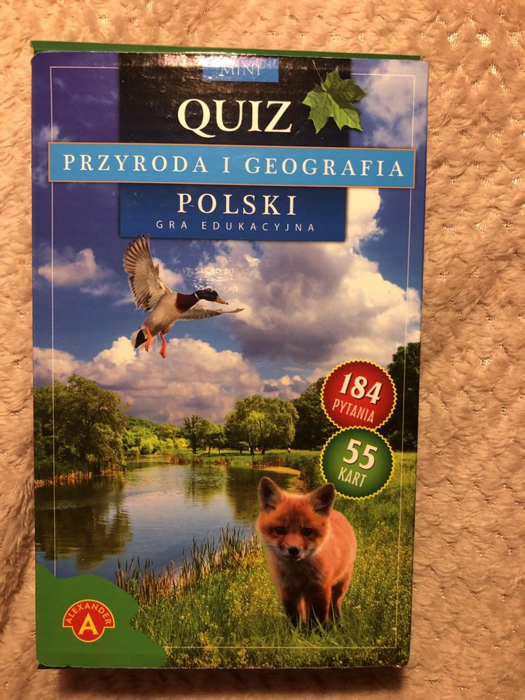Gra planoszowa Quiz o przyrodzie i geografi Polski