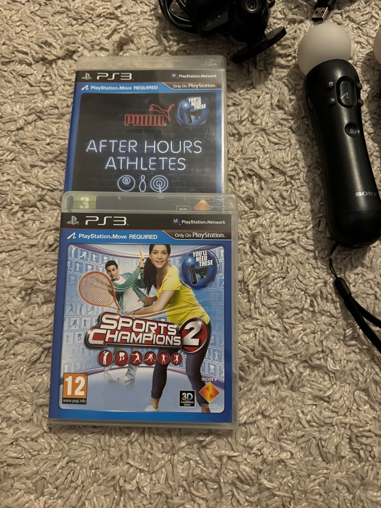 Playstation move + kamerka + zestaw gier