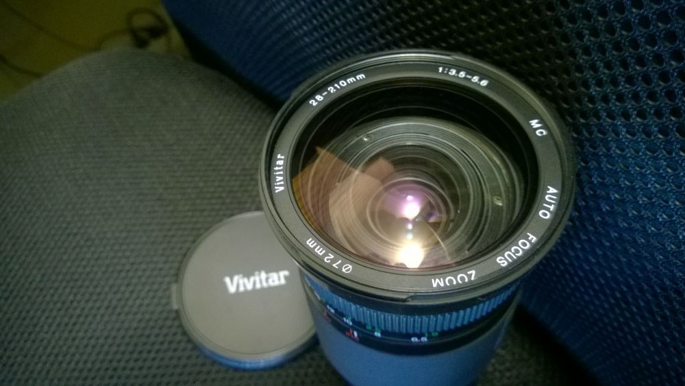 Объектив, Vivitar 28-210mm 1:3.5-5.6 Nikon, Sony Сделано в Японии