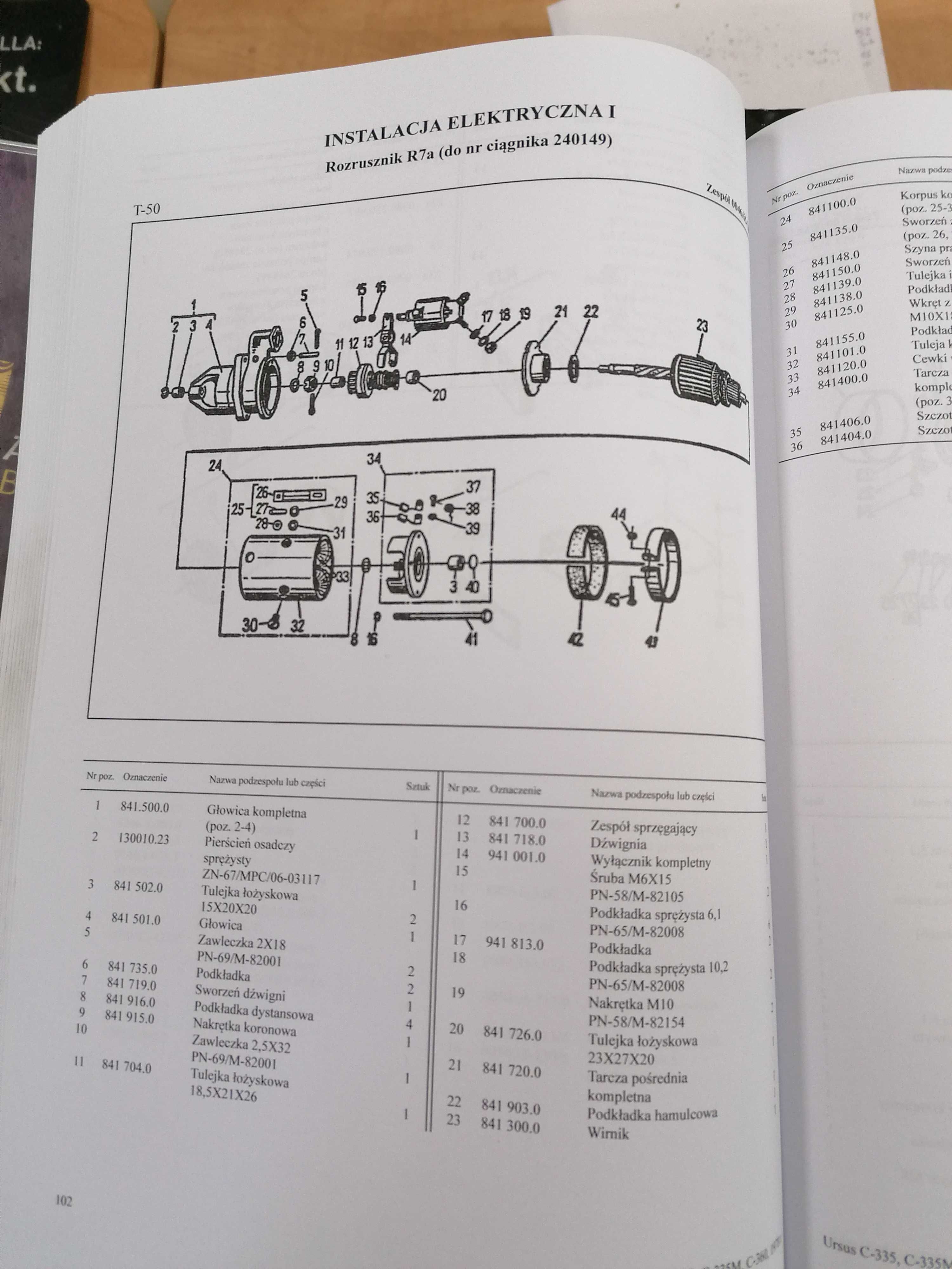 Katalog części Ursus C-360