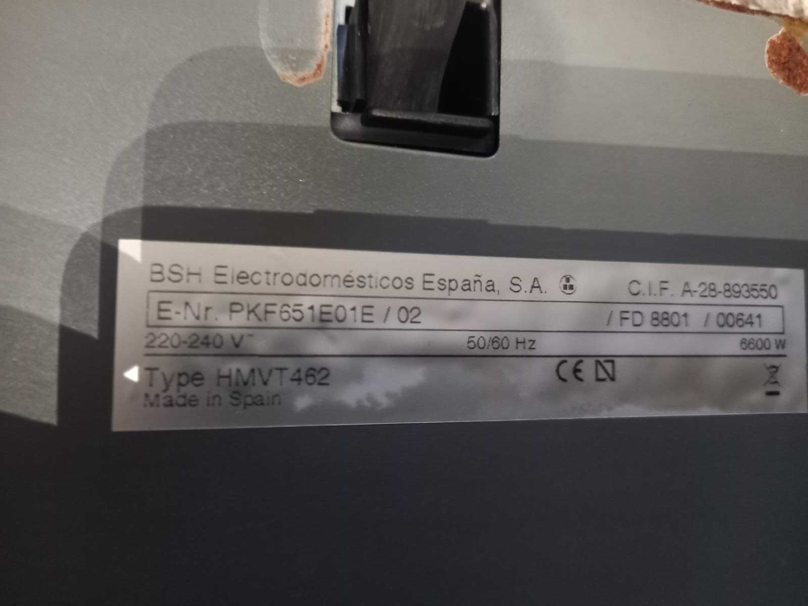 Placa Vitroceramica Bosch usada (PKF651E01/02)