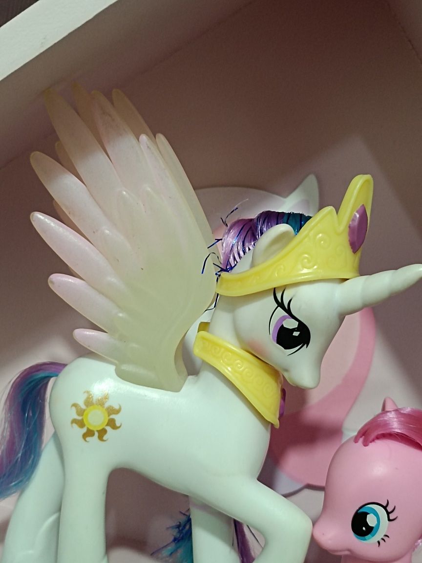My Little Pony Zestaw Crystal Empire Celestia Pinkie G4 Hasbro unikat