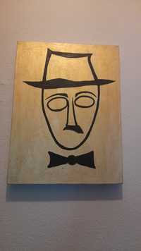 Quadro Acrílico Fernando Pessoa