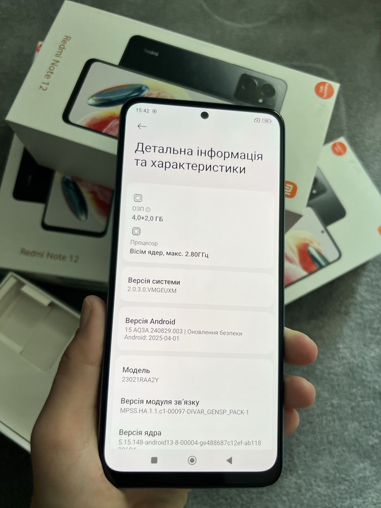 Xiaomi Redmi Note 12 нові в наявності читайте опис