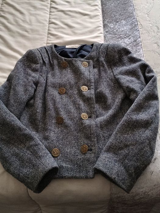 Casaco fazenda com botões