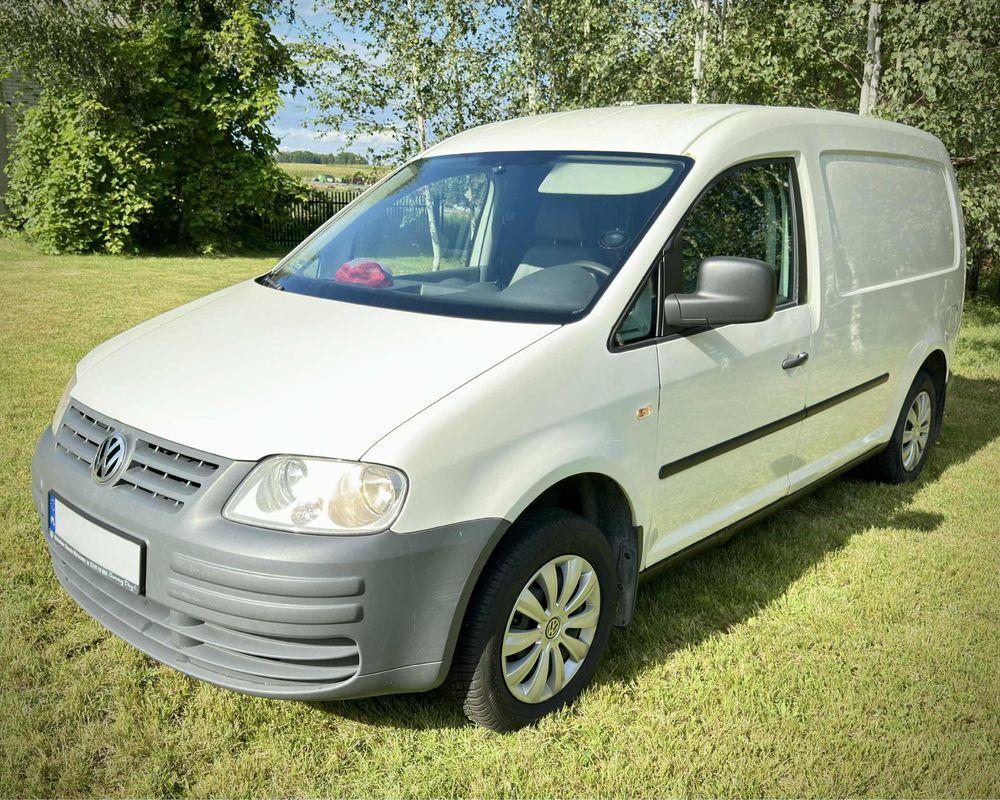 VW Caddy 1.9 TDI, Vat-1, bogate multimedia, po przeglądzie i serwisie
