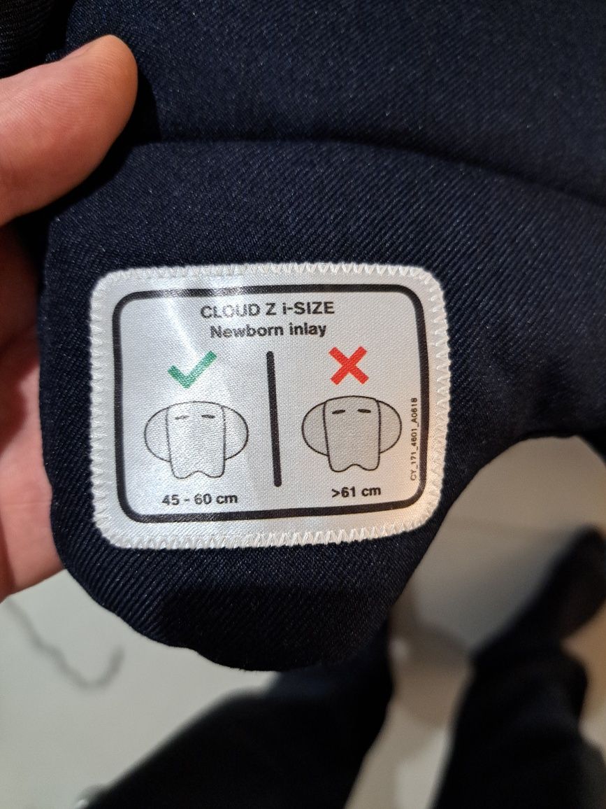 Fotelik cybex + baza isofix