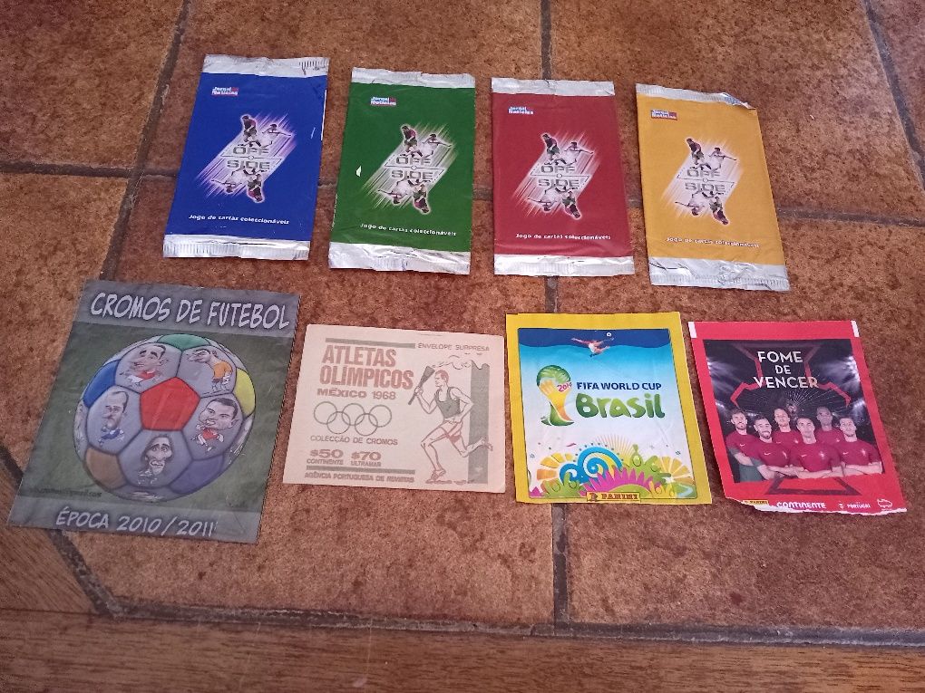 Carteiras/Saquetas cromos vazias