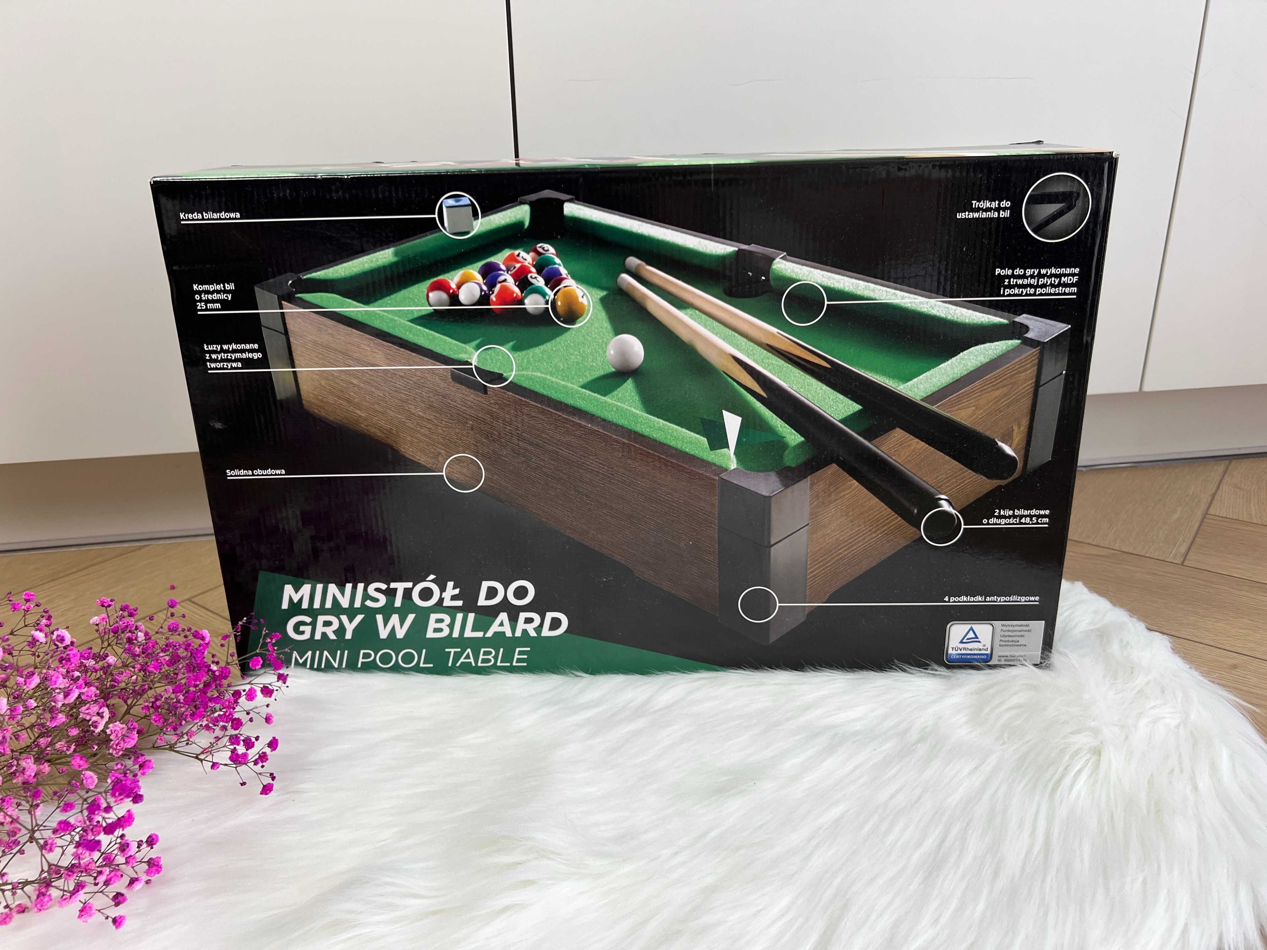 Jak nowy Mini stół do gry w bilard Mini pool table stół do bilarda
