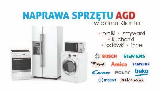 serwis naprawa usługi montaż sprzętu agd pralki zmywarki kuchnie płyty