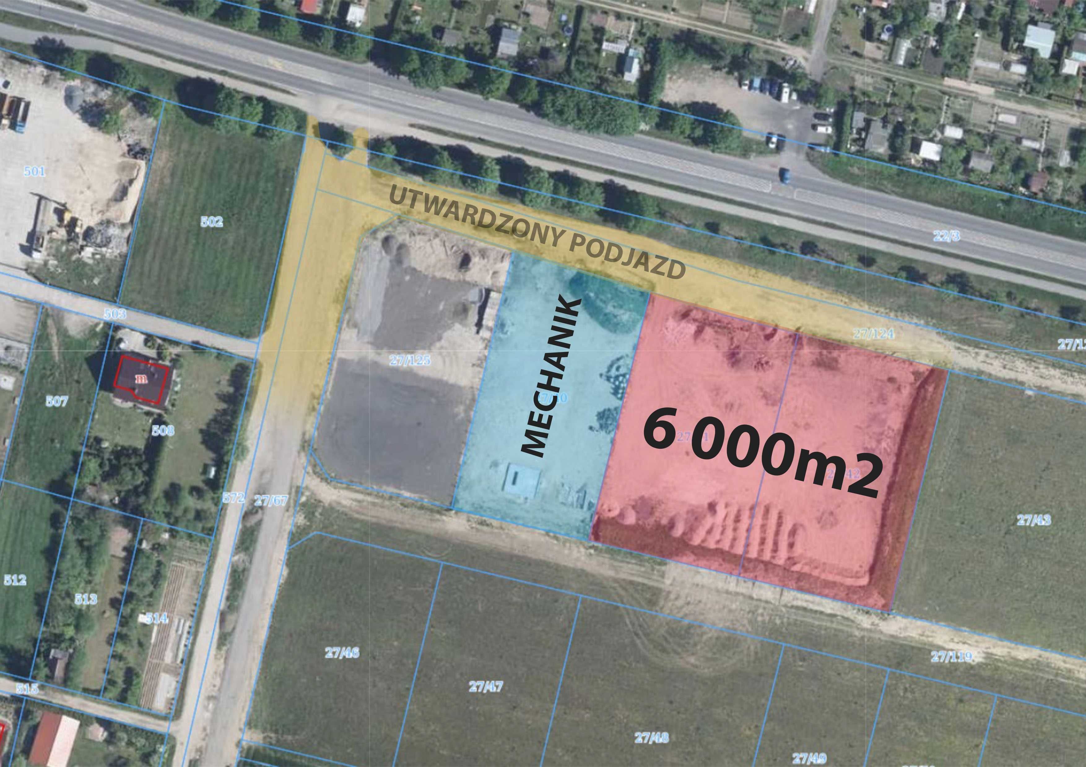 Działka na wynajem/ dzierżawa Stargard 6000m2