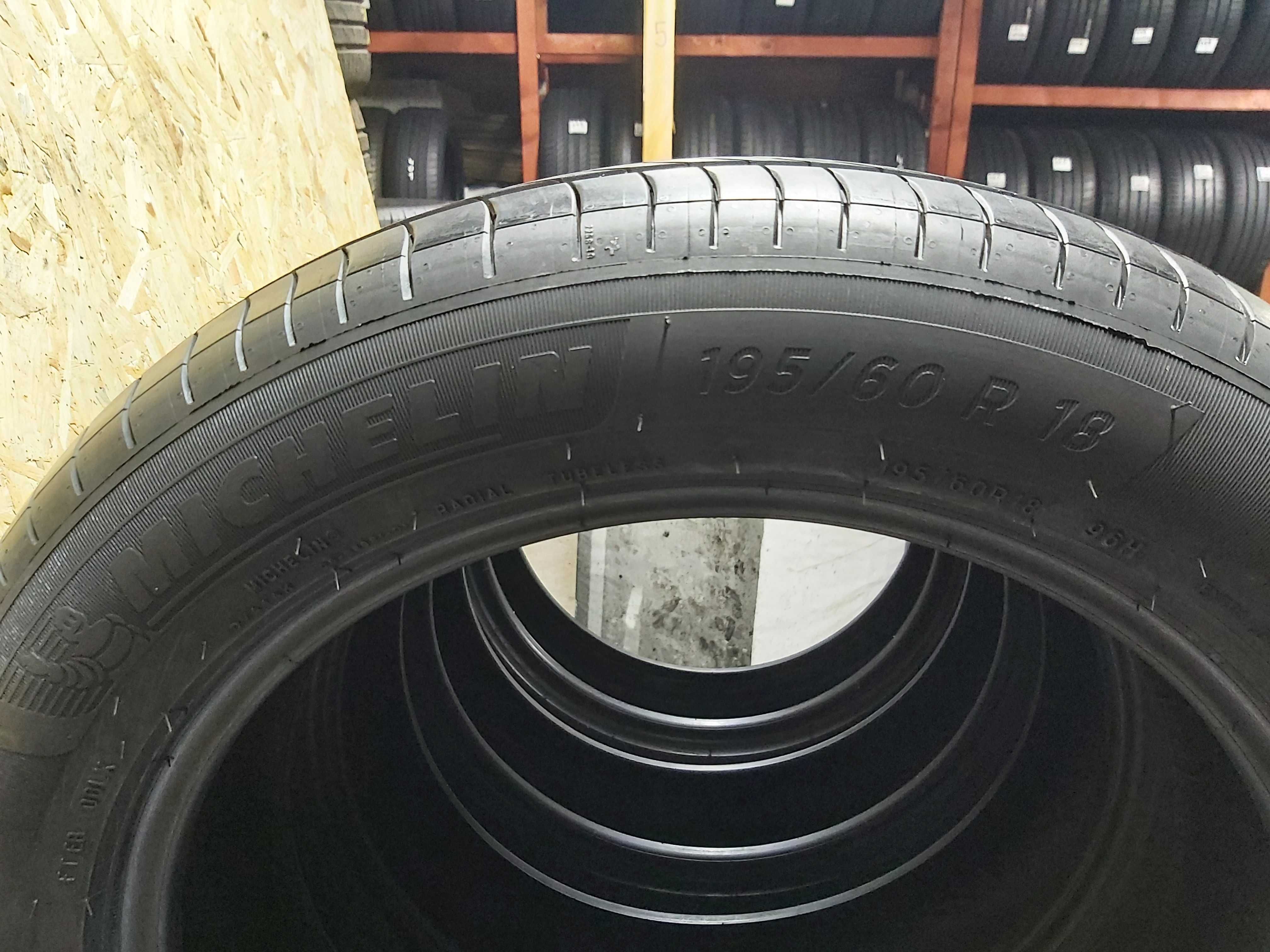 195/60/18 Michelin 4szt 2021 R bieżnik jak nowy Opony lato letnie #443