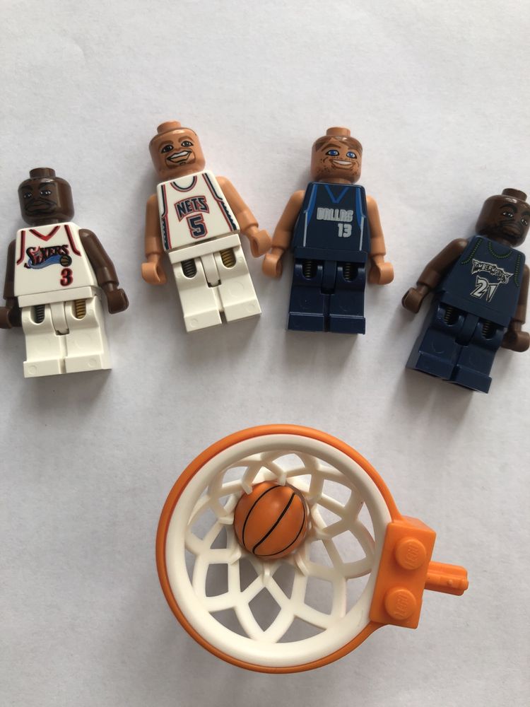 Zestaw NBA lego figurki kolekcja unikat