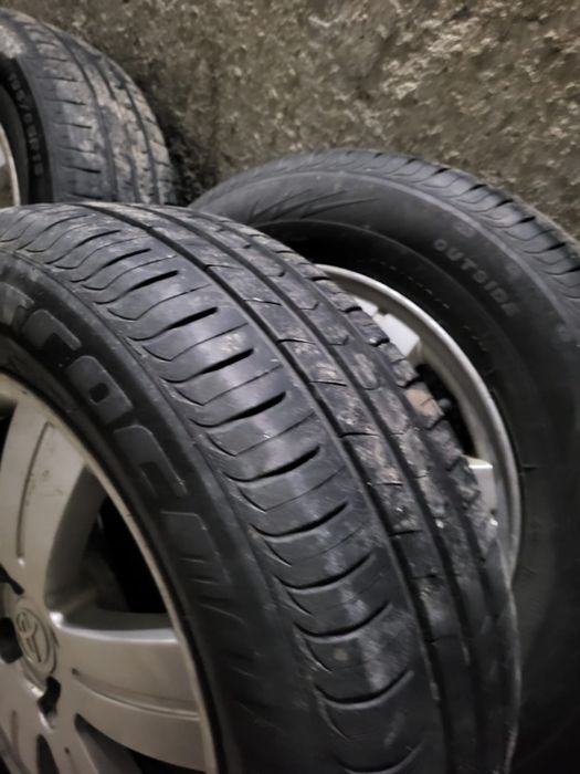 Alufelg z oponami - Dot22  4x100 komplet