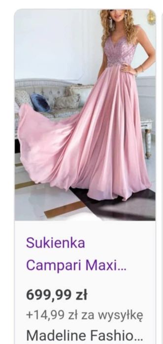 Sukienka balowa, sukienka maxi, ślubna