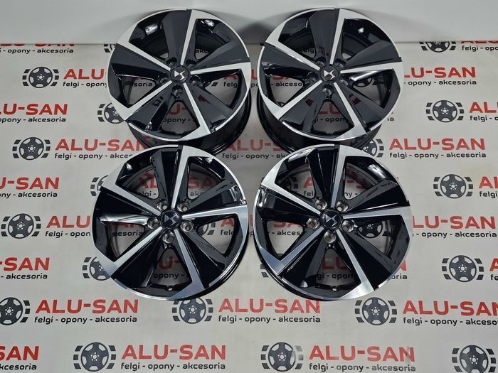 NOWE/DEMO oryginalne alufelgi DS 17" 5x108 DS 4 DS 7 DS 9- Czarne