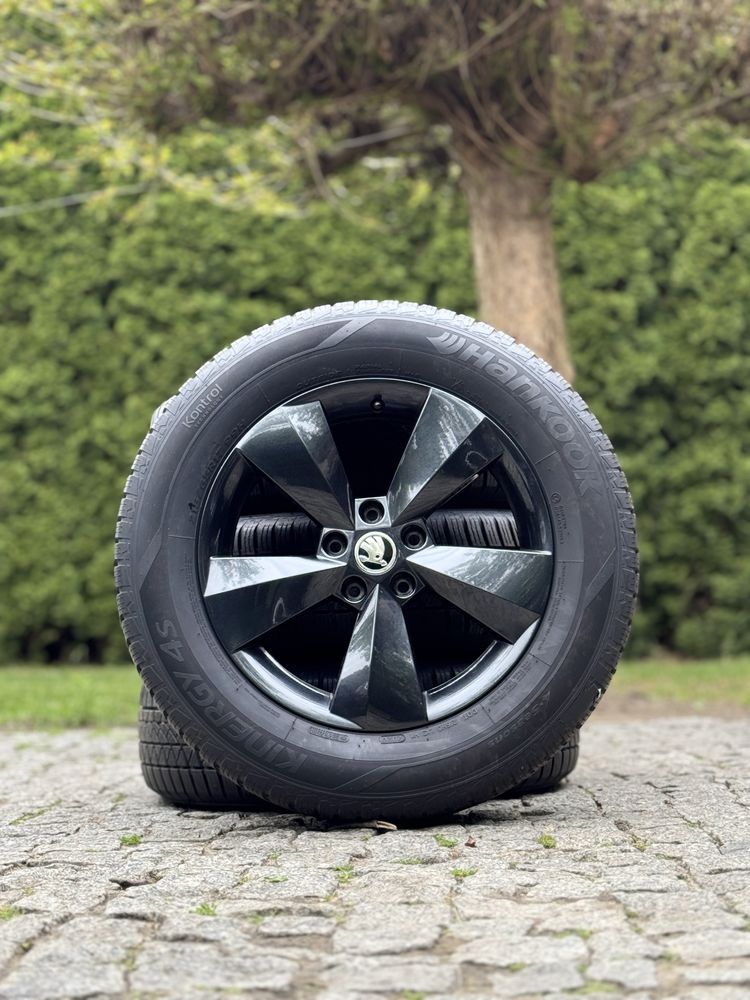 Alufelgi skoda 5 x 112 R17 Kodiaq Superb Octavia Karoq JAK NOWE czarne