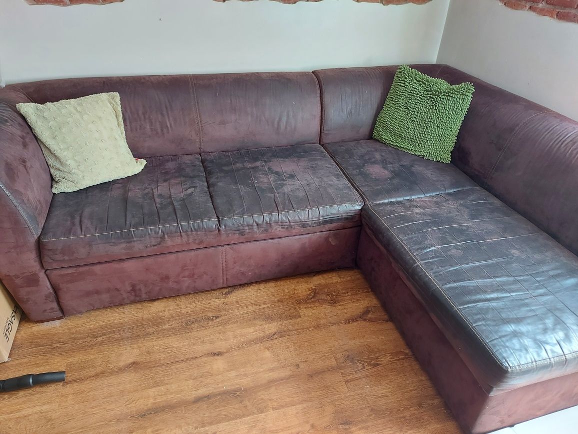 Kanapa narożnik sofa łóżko rozkładane