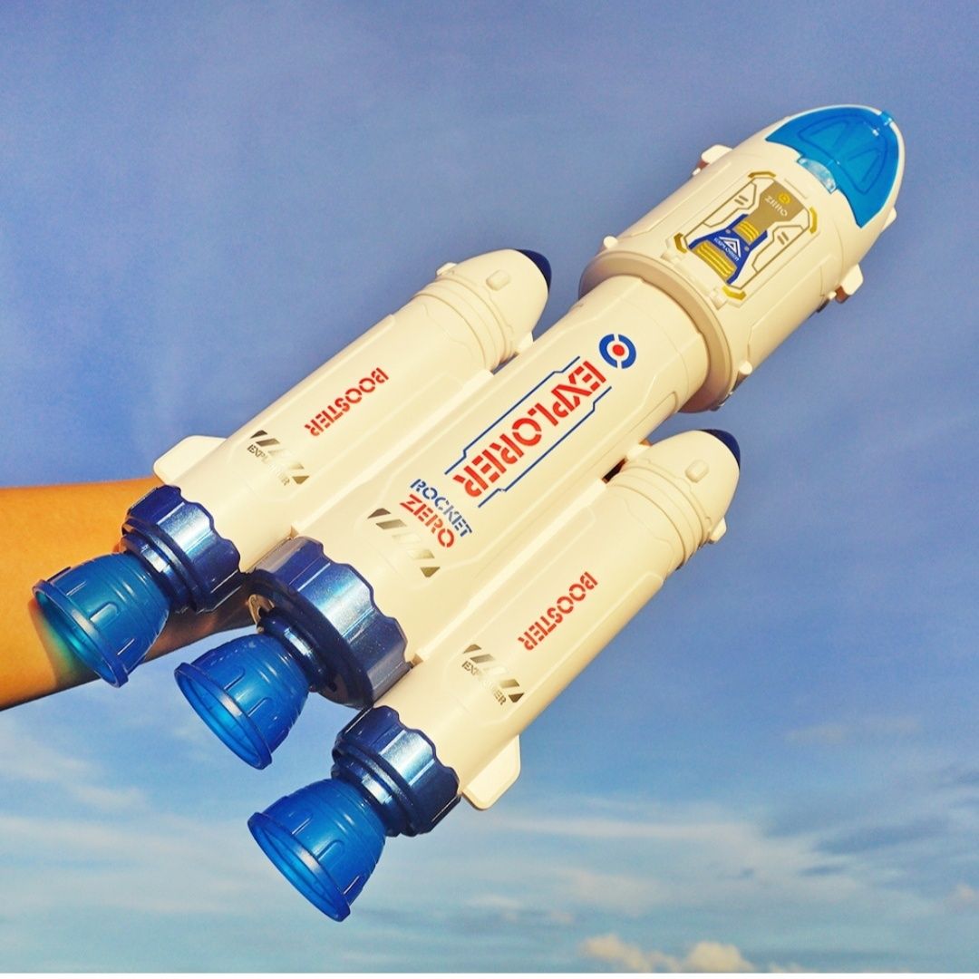 АКЦІЯ! Космічний набір K05 «Space Team», ракета 45 см, світло, звук, 2