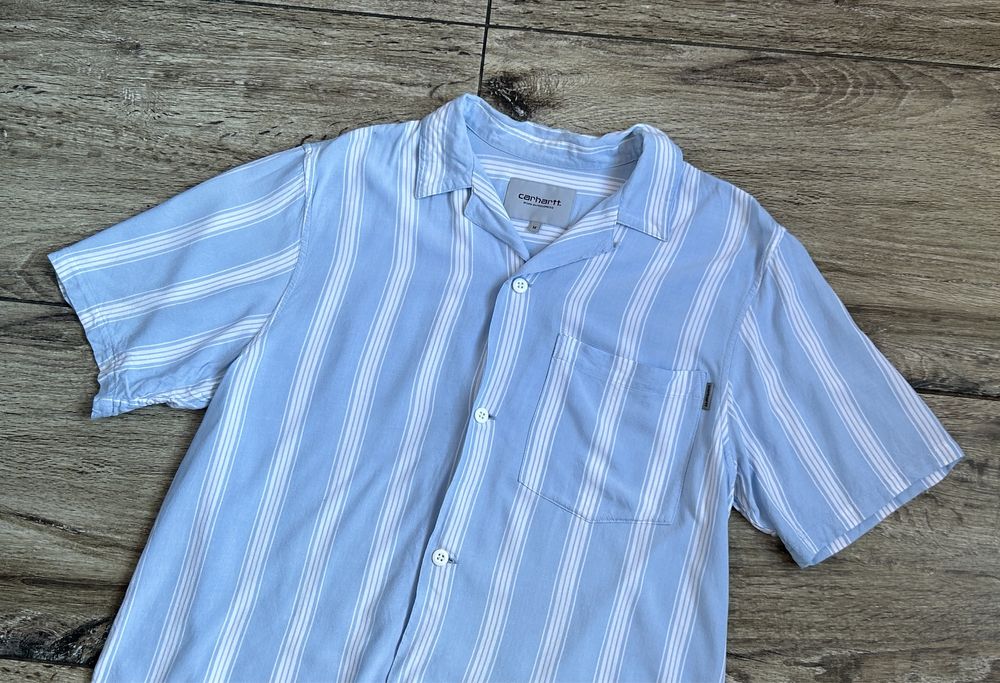 Męska Koszula CARHARTT Chester Shirt  Krótki rękaw Old Money roz M