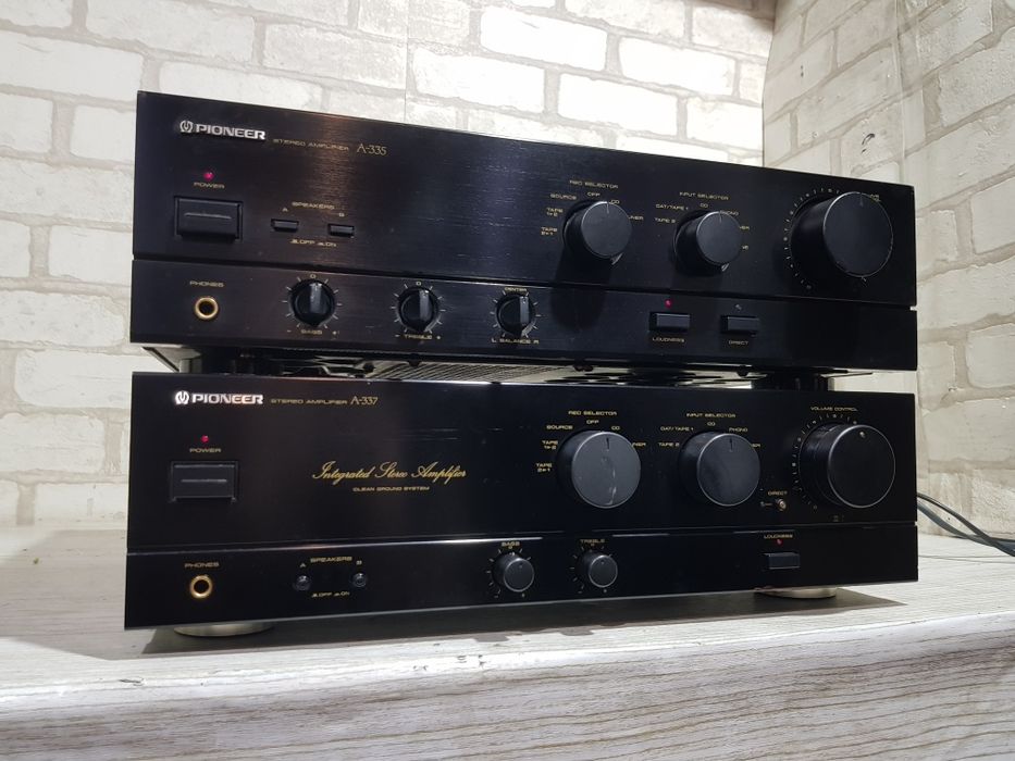 Стерео підсилювач PIONEER A-335+2/337+1, *2x90 Вт, б/у з Німеччини