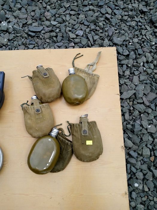 Фляга военная,фляга,котелки времён  СССР алюминиевая