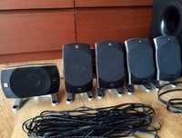 Zestaw głośników kina domowego Logitech Z-5500 DTS THX świetny stan