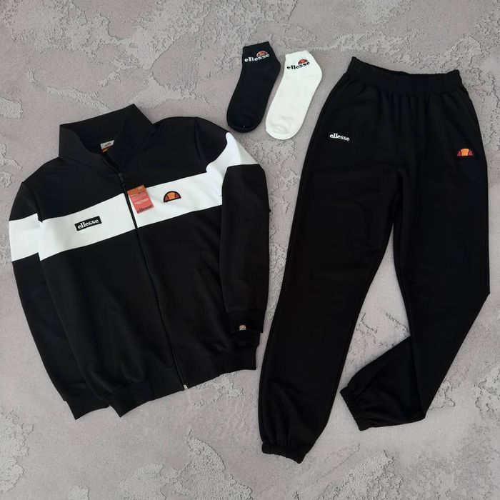 Спортивний костюм Ellesse. Люкс якість. Штани та олімпійка +Подарунок