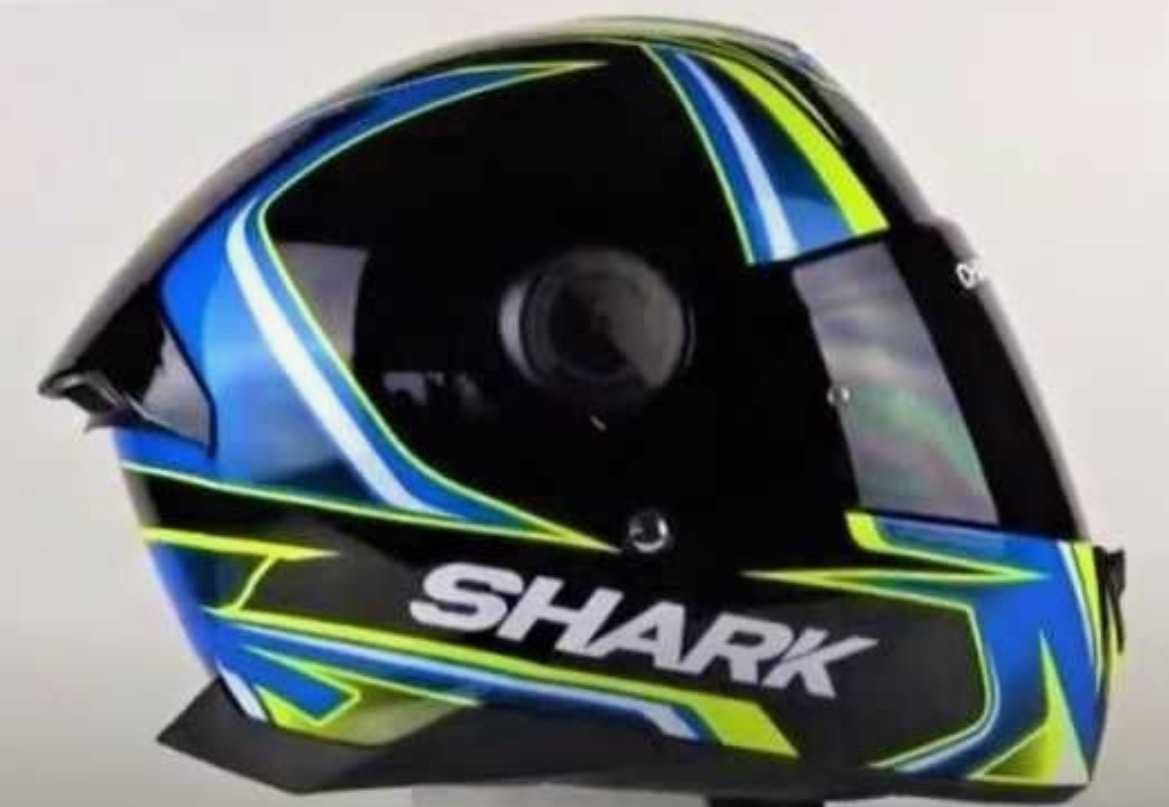 Capacete NOVO LED Shark Skwal 2 Sykes com Desconto+Pinlock. Tam L