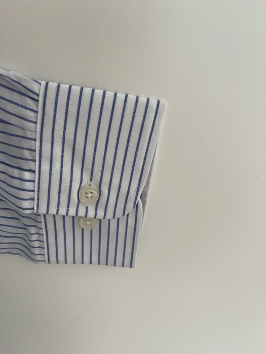 Camisa riscas azuis homem Modalfa